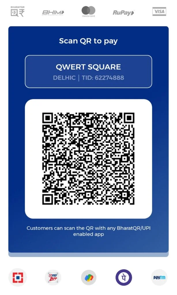Electrostar Cable UPI QR Code